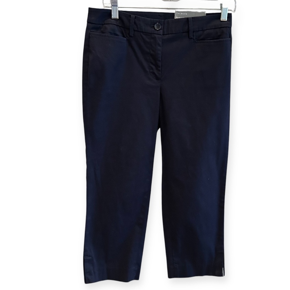Talbots Perfect Skimmer Crop Pants NWT - Picture 4 of 10